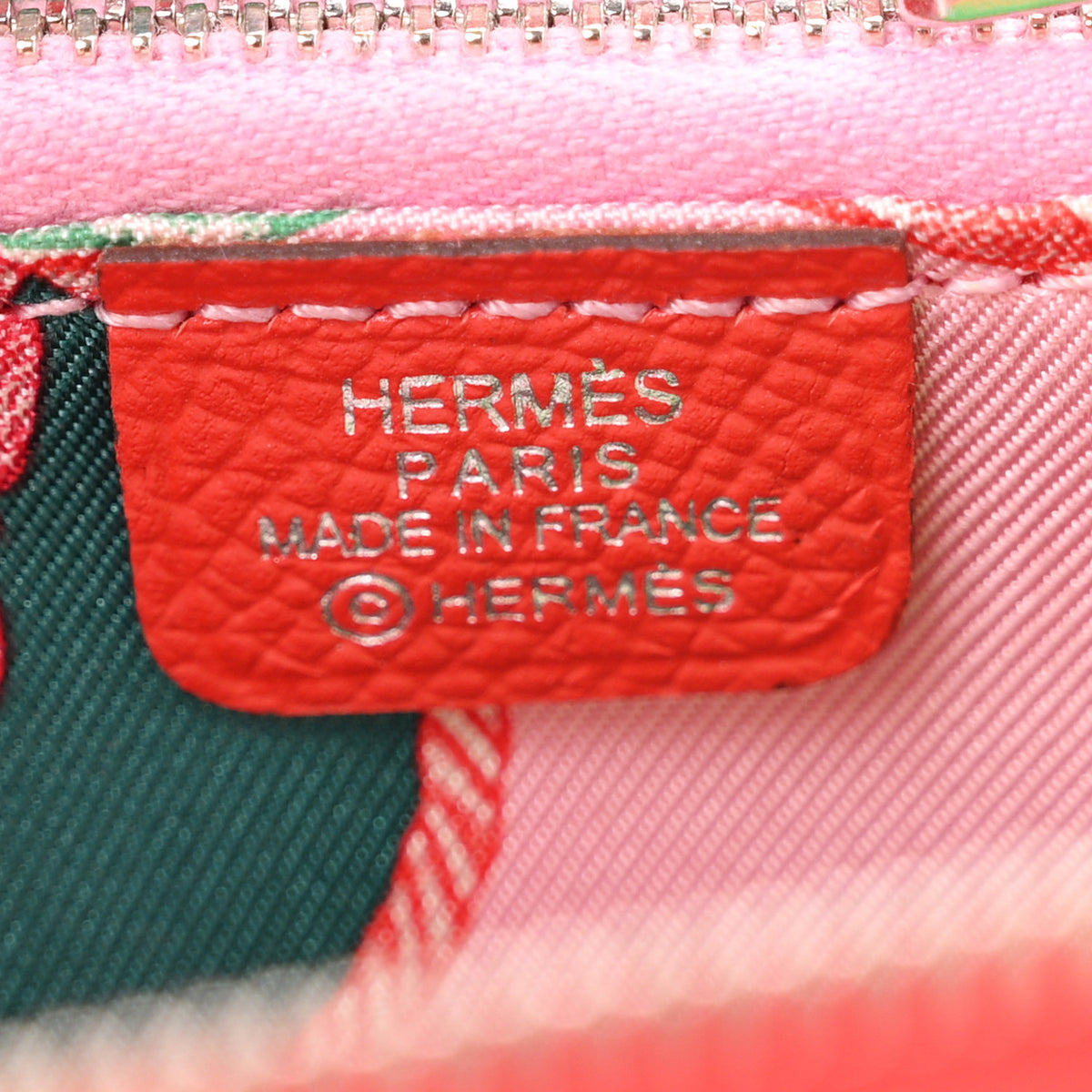 Epsom Silk'In Compact Wallet Capucine