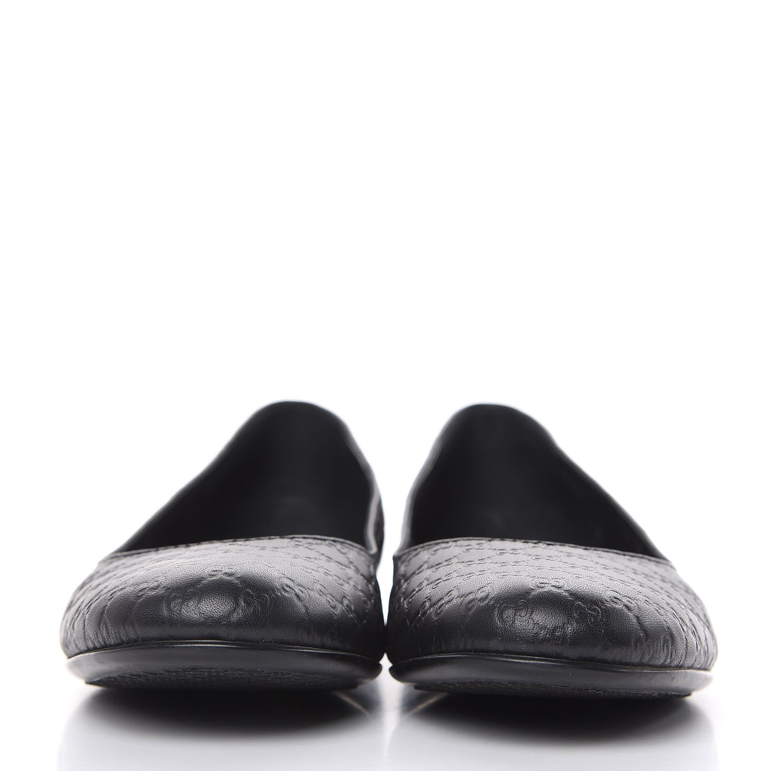 Gucci Microguccissima Flats 38.5 Black 2 of 11