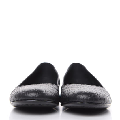 Gucci Microguccissima Flats 38.5 Black 2 of 11