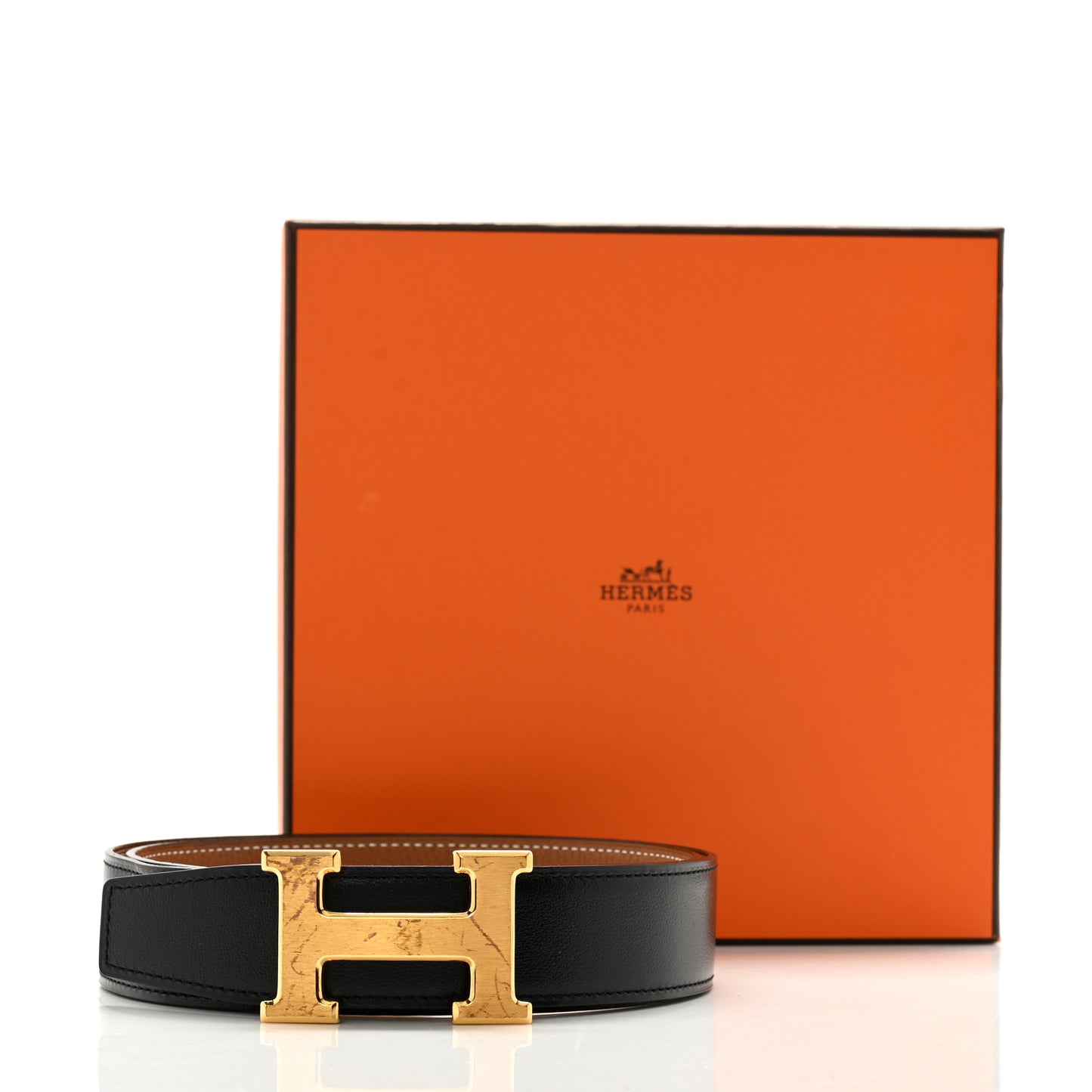 Box Togo 32mm H Belt 80/32 Black Gold