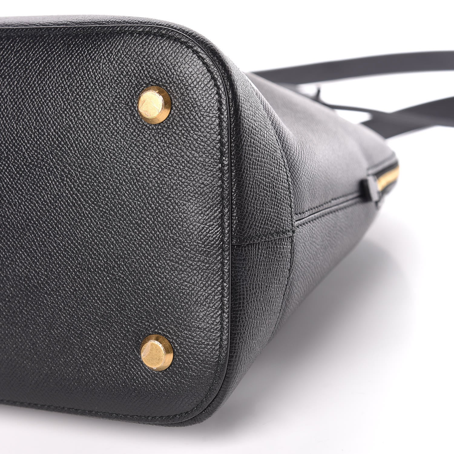 Balenciaga Signature Grained Calfskin Logo M Ville Top Handle Bag Black 11 of 12