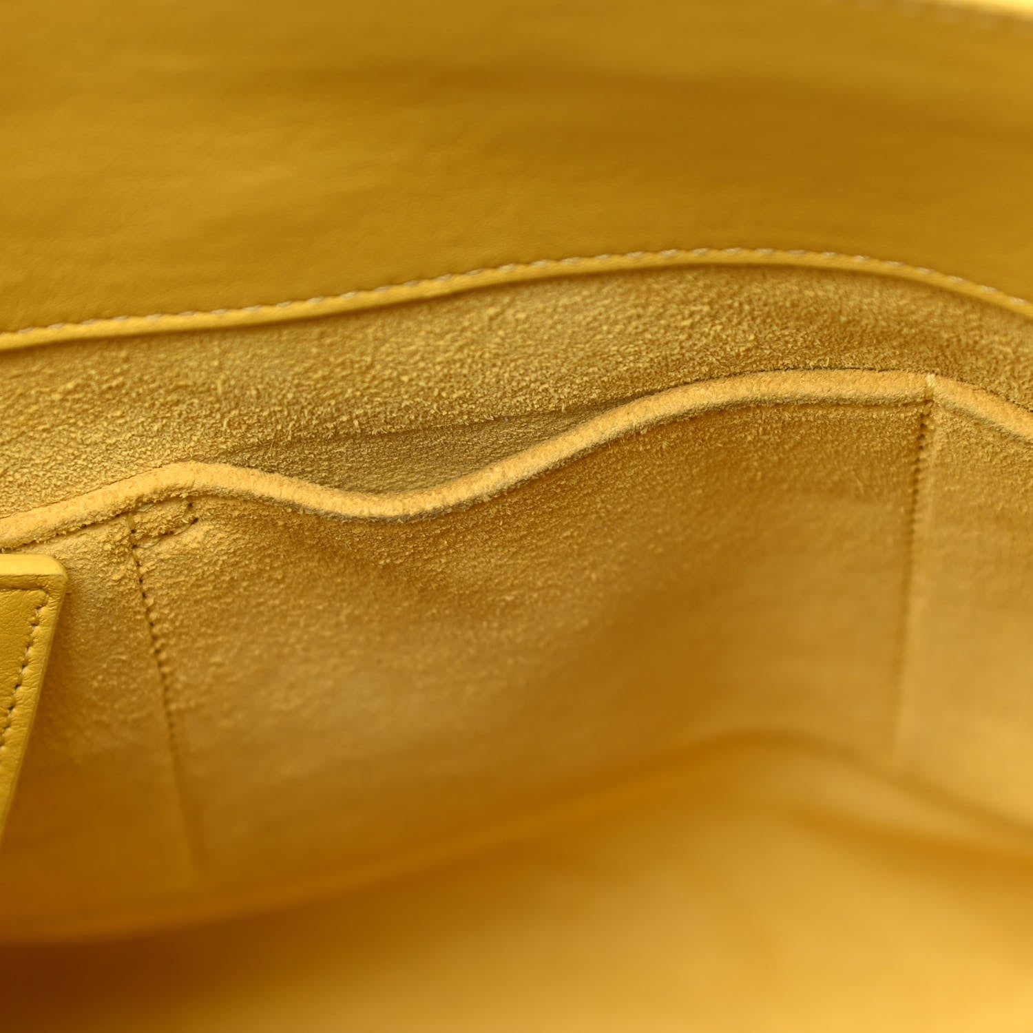Saint Laurent Calfskin Small Sac De Jour Bag Yellow 8 of 19
