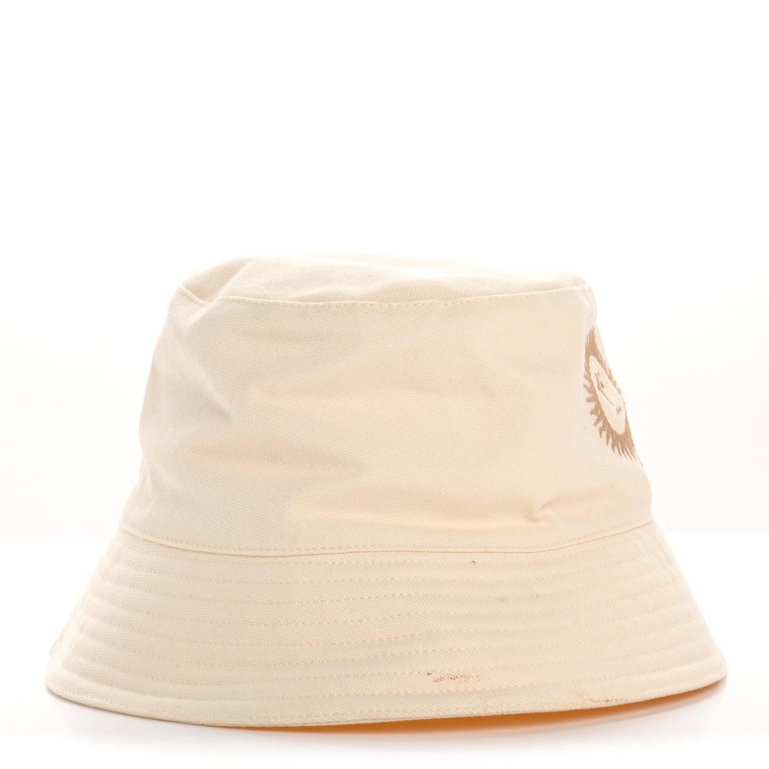 Hermes Cotton Gene Sunshine Bucket Hat 56 Ecru 5 of 10