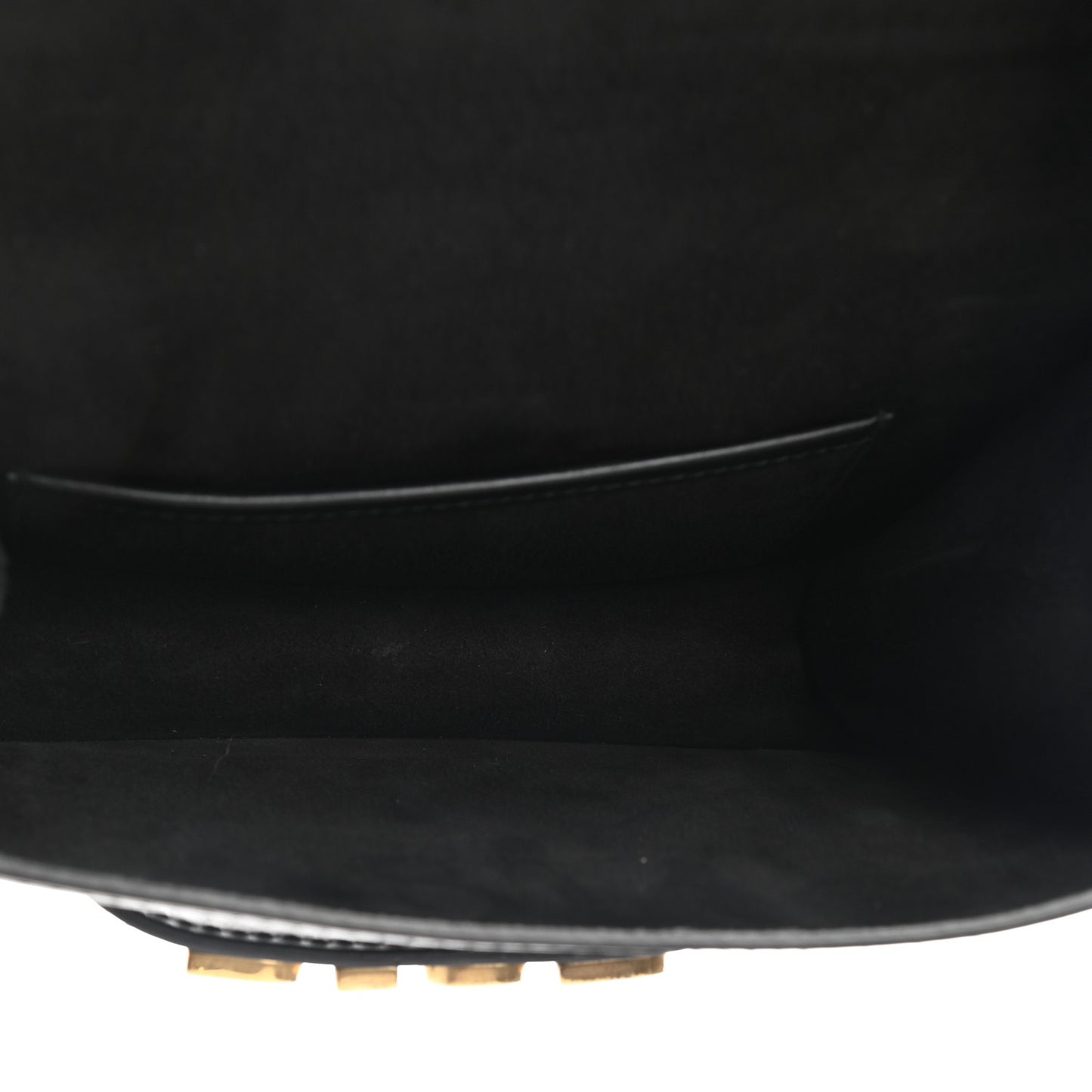 Smooth Calfskin Dio(r)evolution Flap Clutch Black