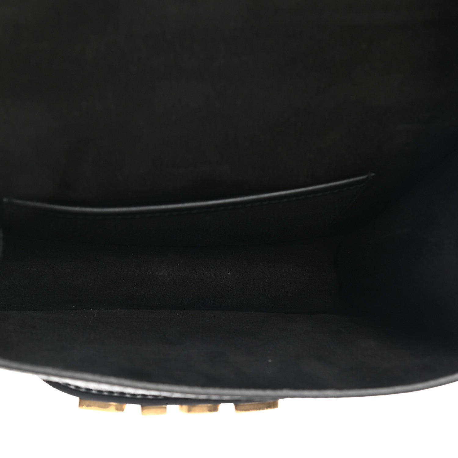 Christian Dior Smooth Calfskin Dio(r)evolution Flap Clutch Black 5 of 8