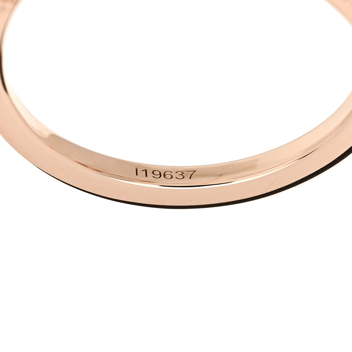 18K Rose Gold Diamond Large Move Uno Ring 48 4.5