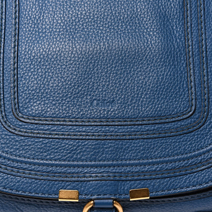 Chloe Calfskin Medium Marcie Satchel Royal Navy 10 of 10