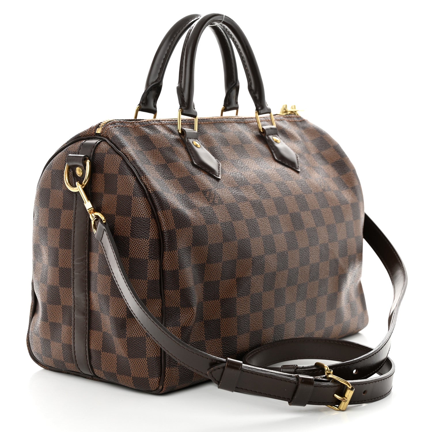 Louis Vuitton Damier Ebene Speedy Bandouliere 30 3 of 10