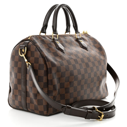 Louis Vuitton Damier Ebene Speedy Bandouliere 30 3 of 10