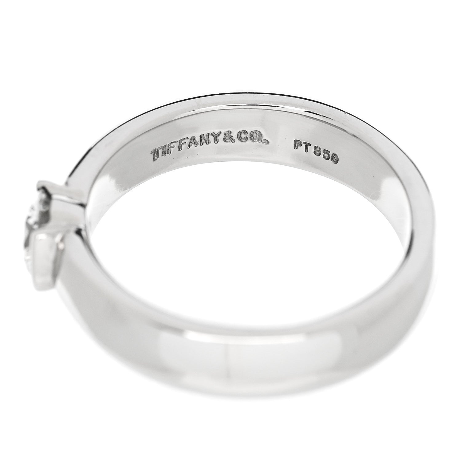Tiffany Platinum Diamond .37ct Etoile Solitaire Engagement Ring 49 5 5 of 6