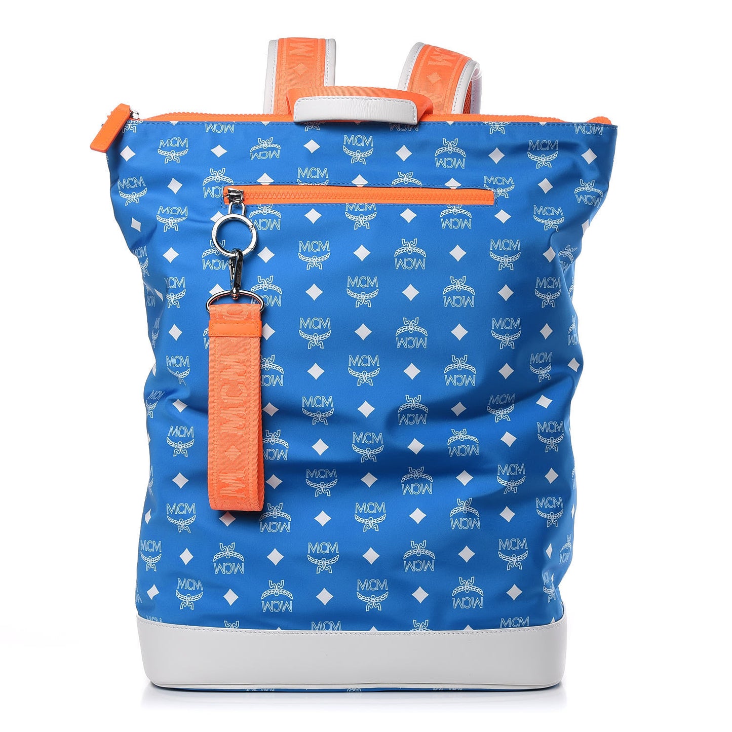 Nylon Resnick Zip-Top Backpack Blue