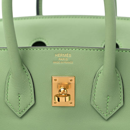 Hermes Swift Birkin 25 Vert Criquet 6 of 10