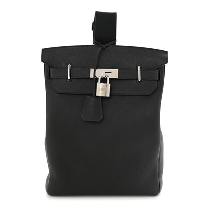 Hermes Togo Hac a Dos GM Backpack Black 1 of 10