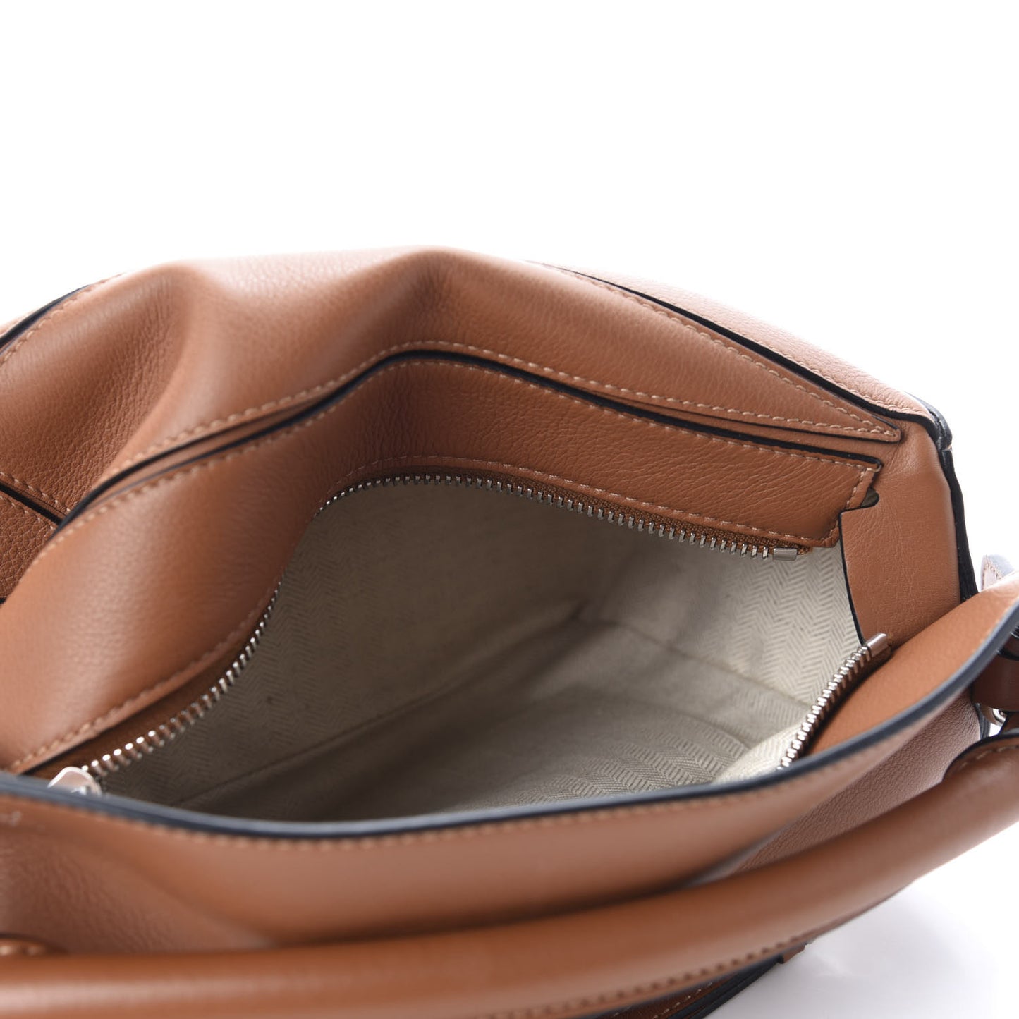 Calfskin Small Puzzle Bag Tan