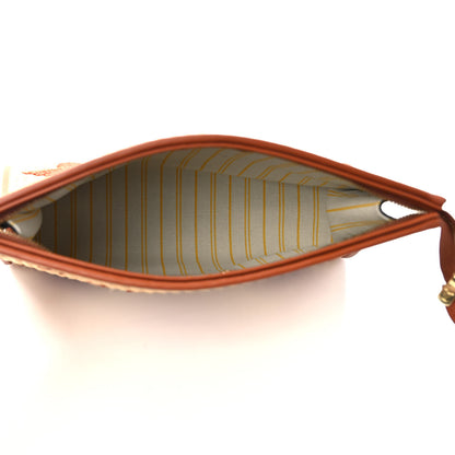 Louis Vuitton Raffia Monogram Giant Toiletry Pouch 26 Tan 5 of 8