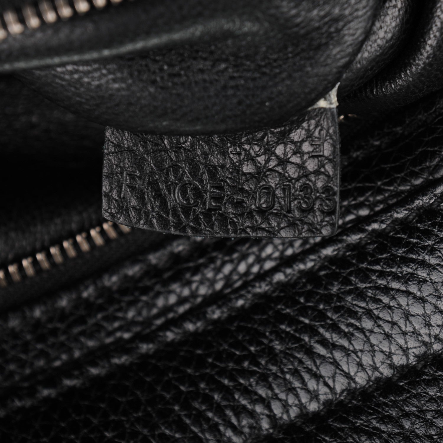 Celine Drummed Calfskin Suede Medium Trapeze Black 7 of 7