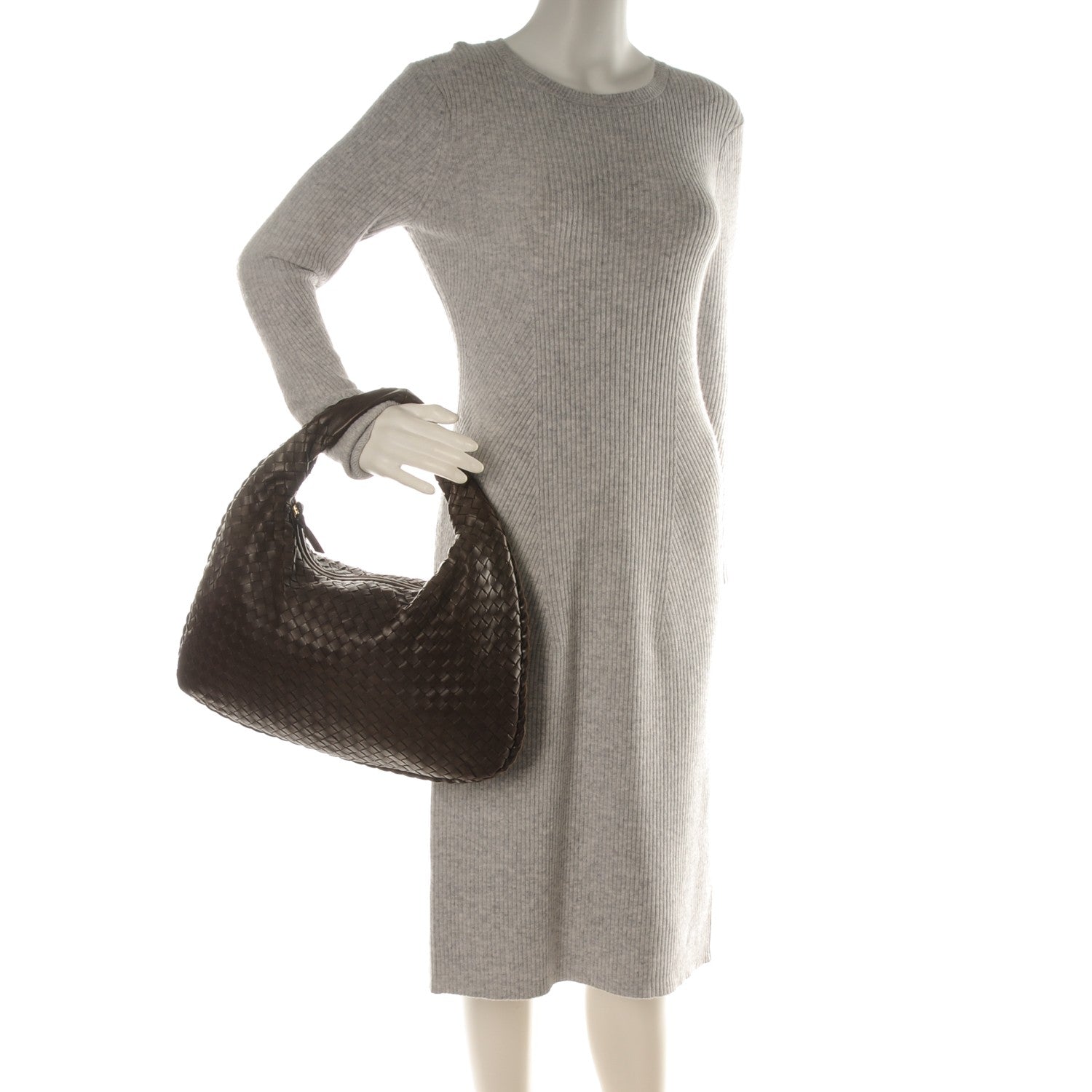 Bottega Veneta Nappa Intrecciato Medium Veneta Hobo Ebano 2 of 8