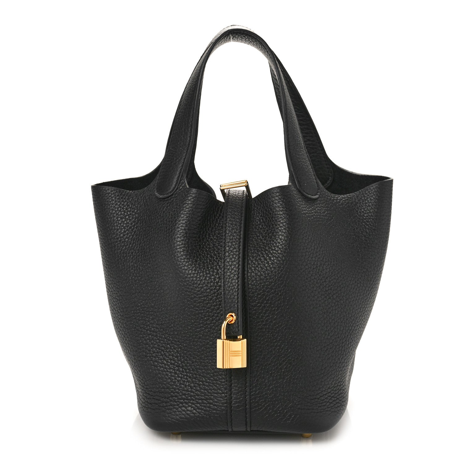 Hermes Taurillon Clemence Picotin Lock 18 PM Black 1 of 8
