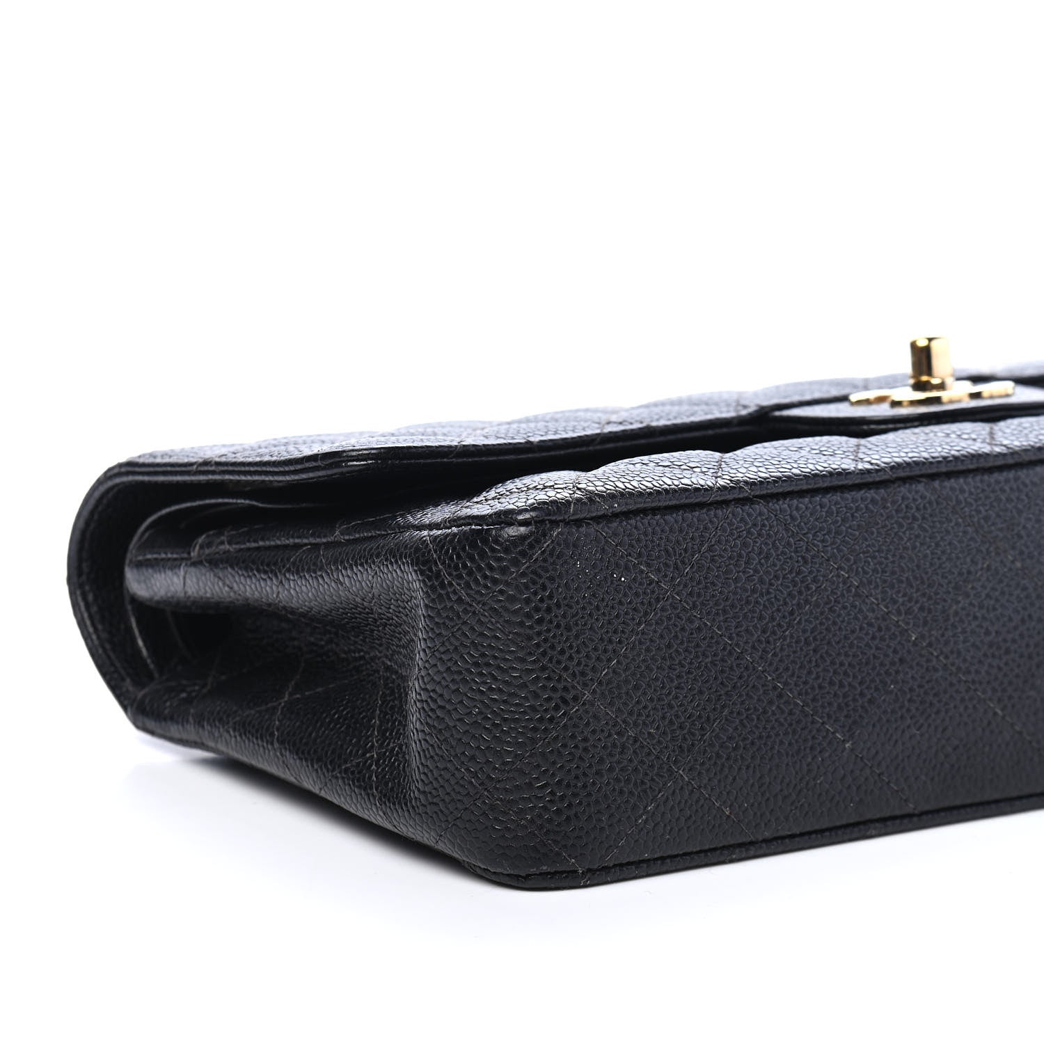 Chanel Caviar Quilted Medium Double Flap Black 8 of 9