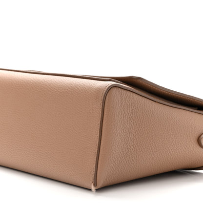 Burberry Grainy Calfskin Note Crossbody Bag Beige 9 of 10