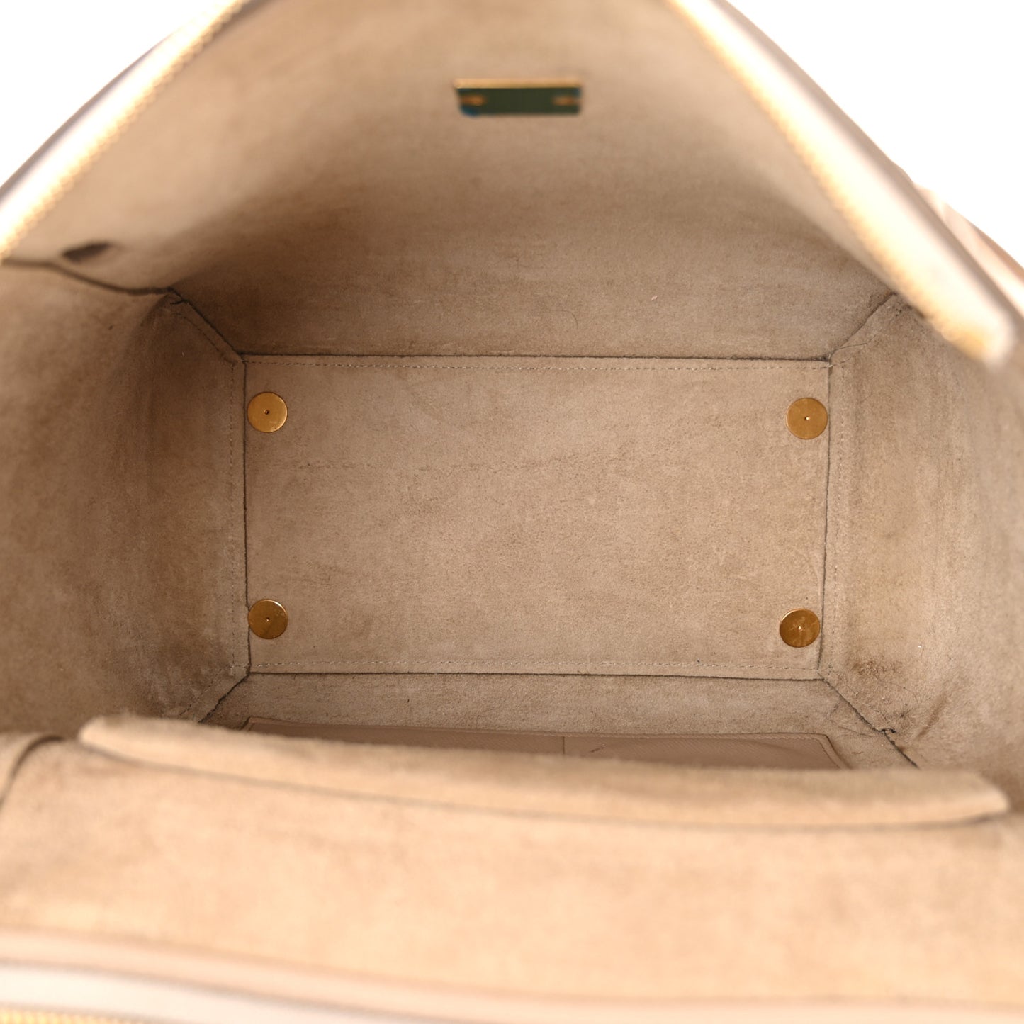 Grained Calfskin Mini Belt Bag Light Taupe