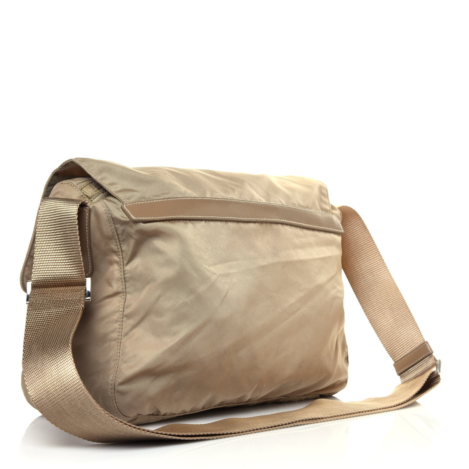 Prada Nylon Vela Sport Messenger Bag Cammello 3 of 12