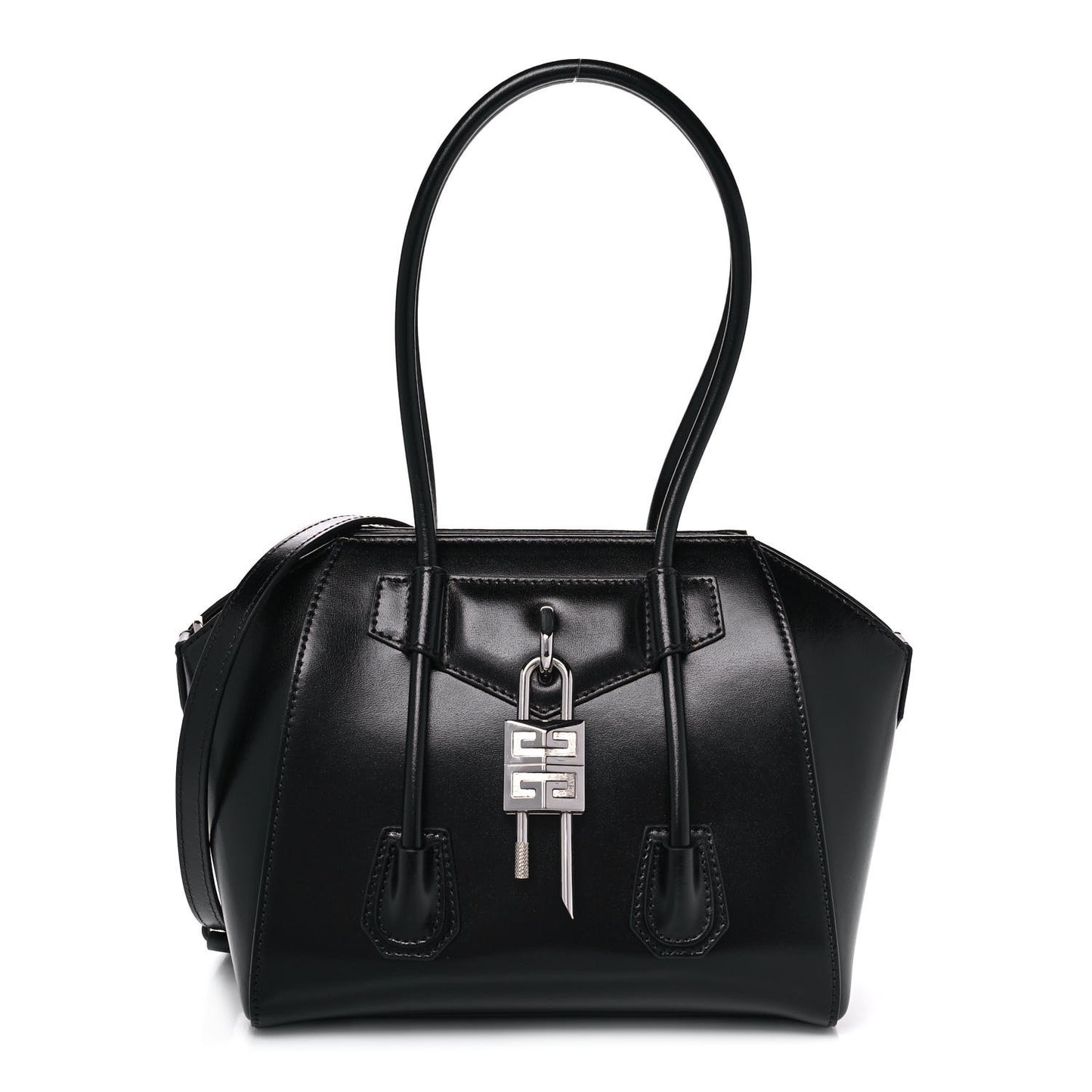 Box Calfskin Mini Lock Antigona Black