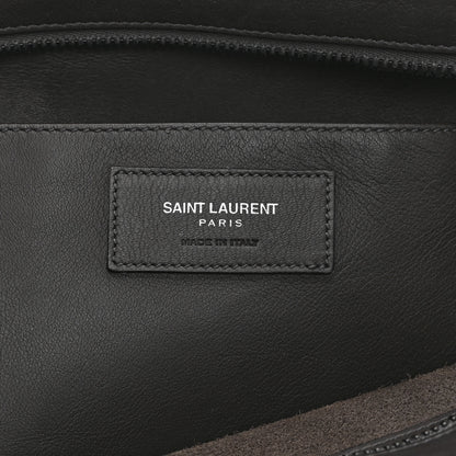 Saint Laurent Calfskin Small Monogram Cabas Grey 6 of 11