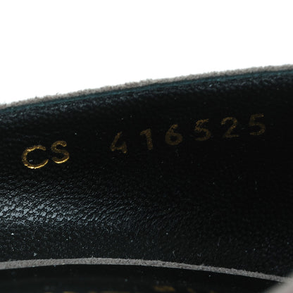Saint Laurent Suede Janis 80 D'Orsay Pumps 39 Road Gray 8 of 8