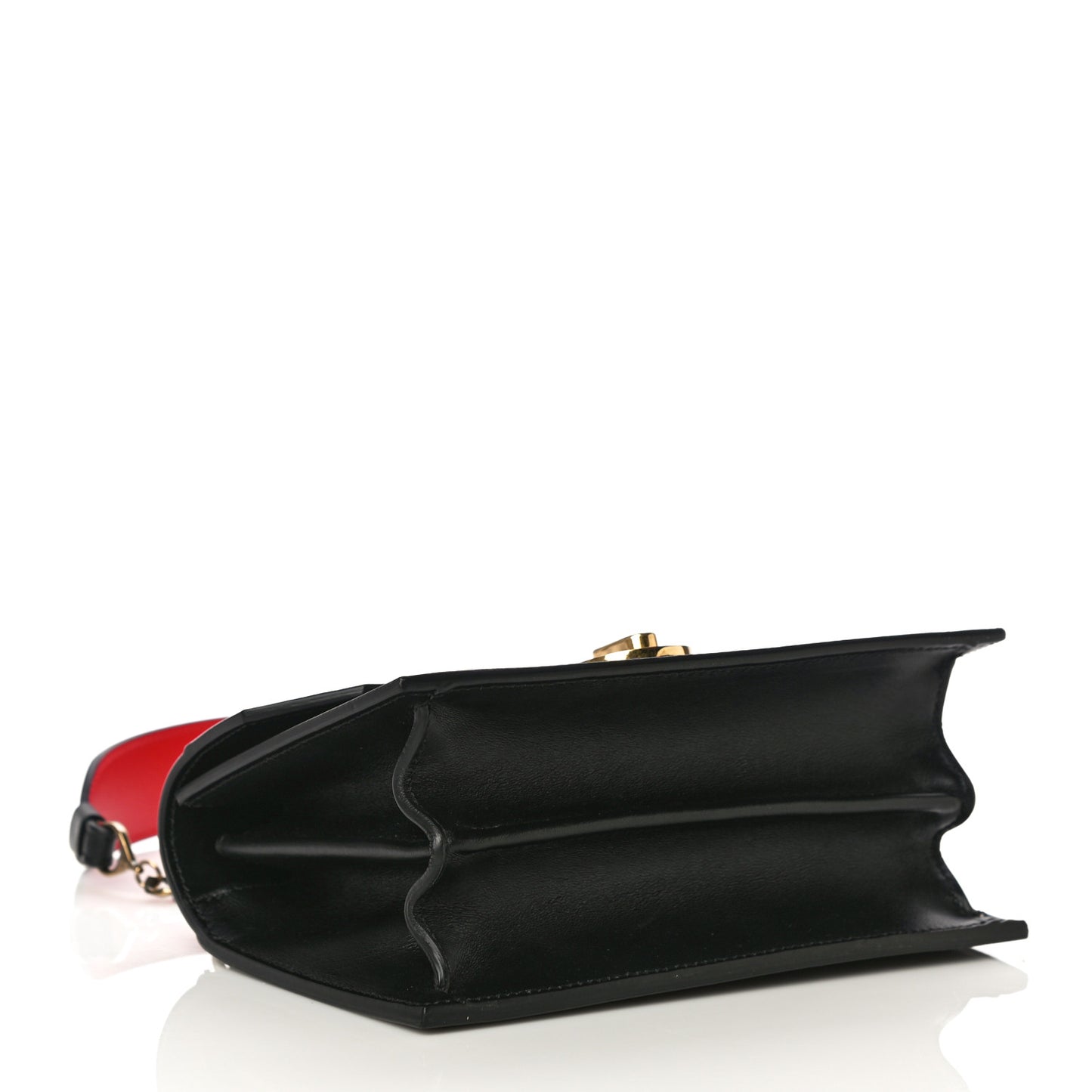 Nylon Reflex Calfskin Leopard Elisa Baguette Multicolor Black