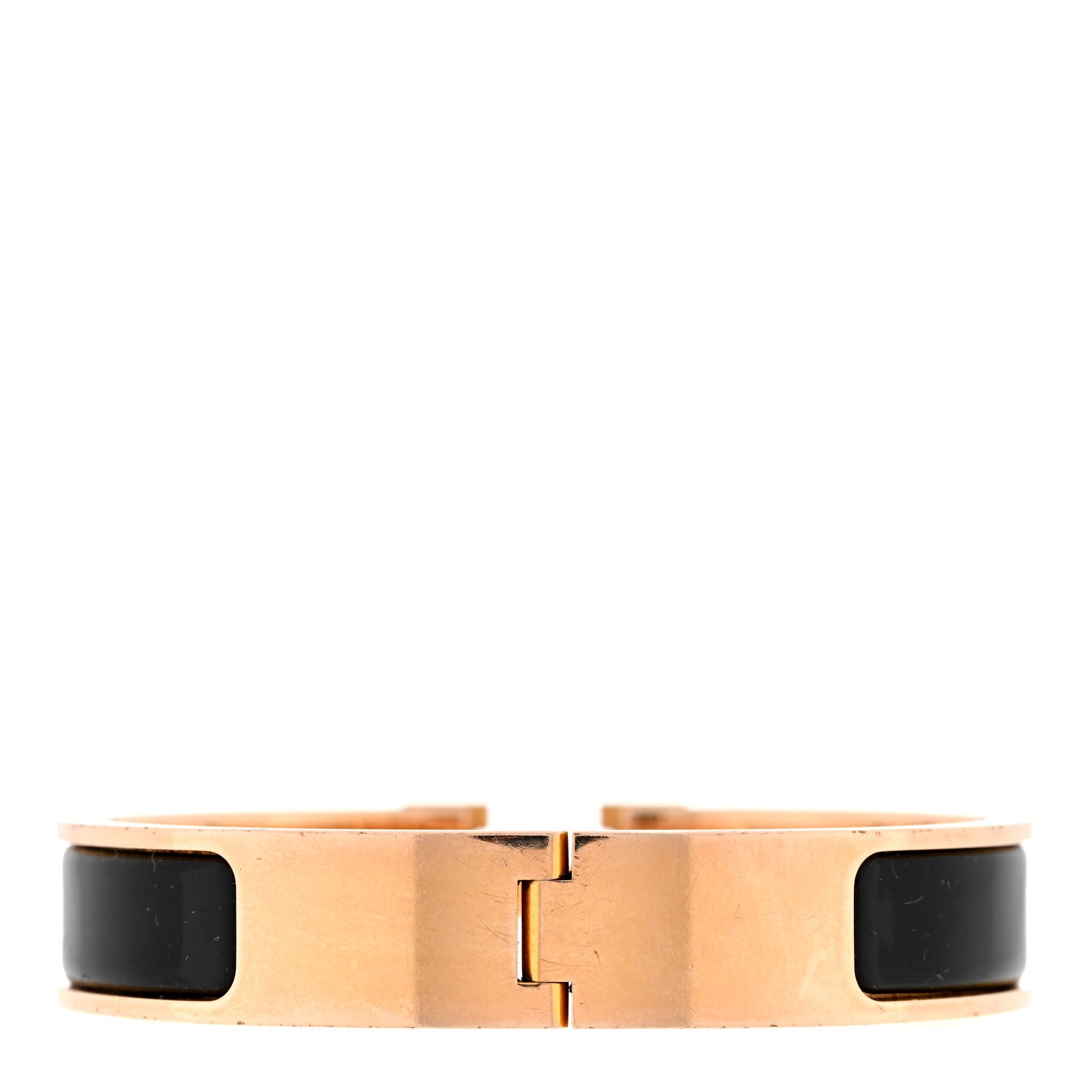 Hermes Enamel Narrow Clic Clac H Bracelet PM Black 2 of 3