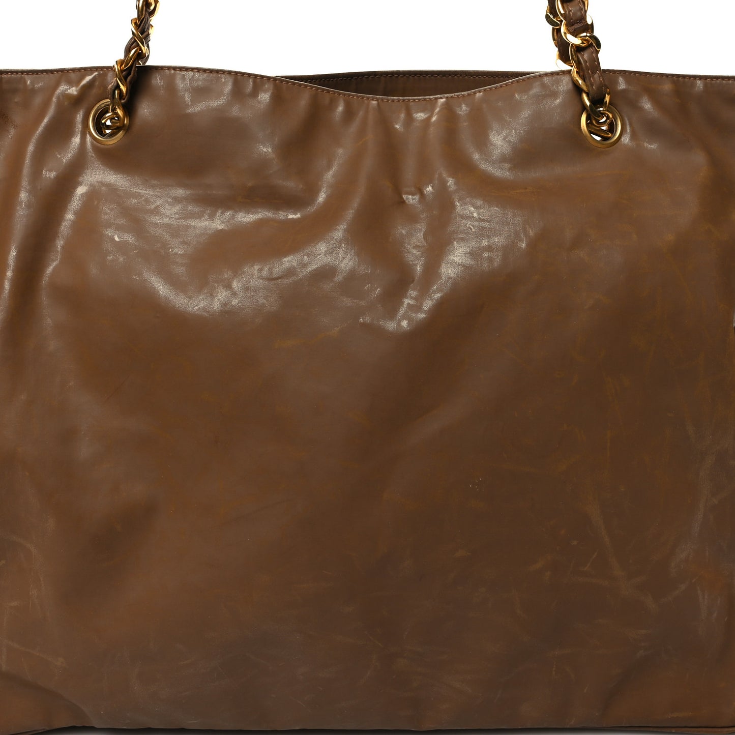 Calfskin CC Timeless Shopping Tote Brown