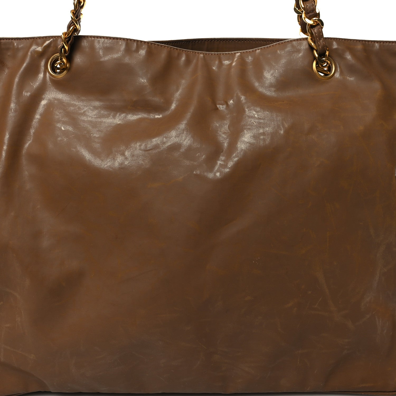 Chanel Calfskin CC Timeless Shopping Tote Brown 13 of 13