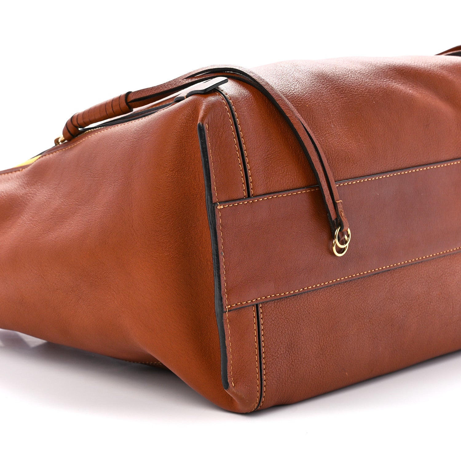Chloe Smooth Calfskin Medium Milo Shopping Tote Caramel 12 of 13