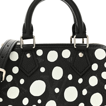 Louis Vuitton LV X YK Empreinte Infinity Dots Nano Speedy Bandouliere Black White 8 of 12