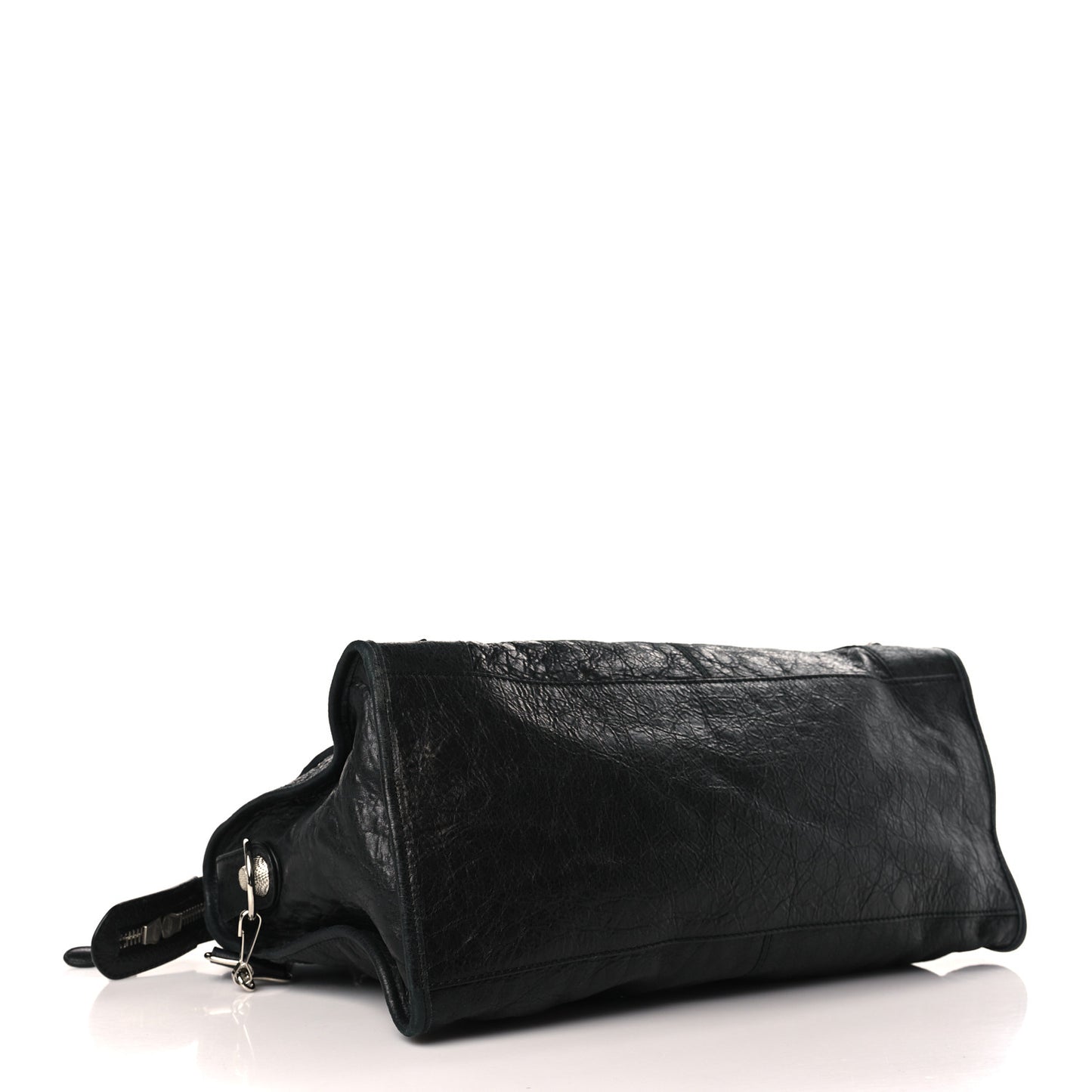 Agneau Giant 21 Silver Hardware Part Time Black