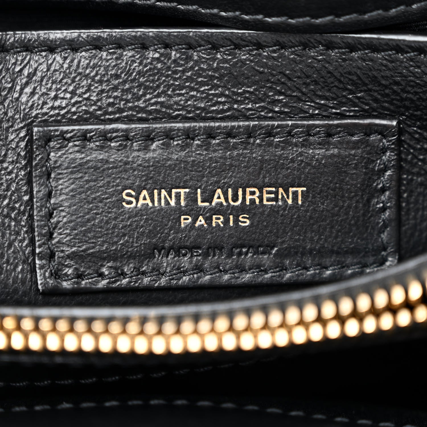 Saint Laurent Calfskin Y Quilted Monogram Small Loulou Chain Satchel Black 6 of 14