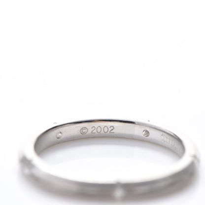 Tiffany 18K White Gold Diamond Narrow Streamerica Ring 50 5.25 6 of 7