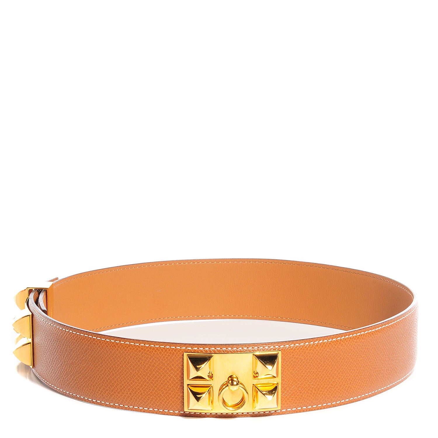 Hermes Courchevel Collier De Chien CDC Belt Gold 65 1 of 6
