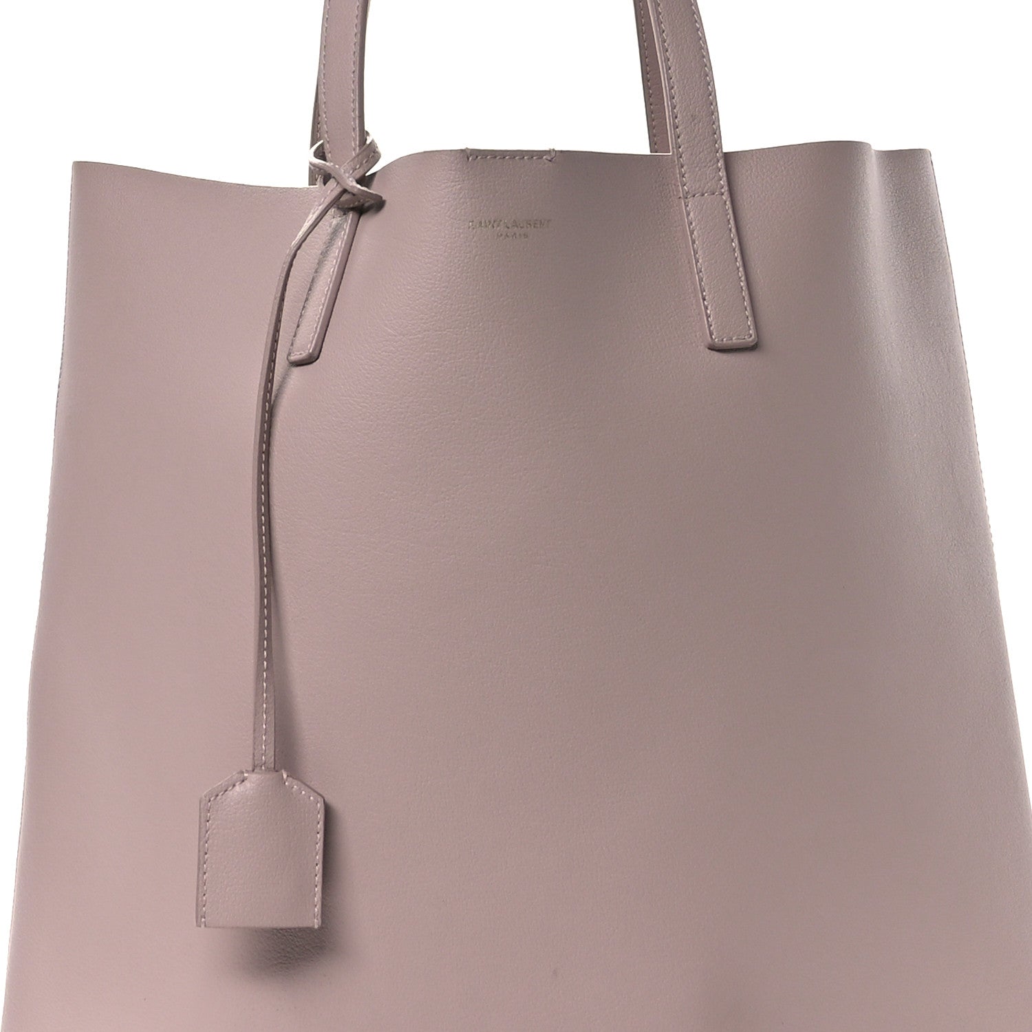 Saint Laurent Calfskin Medium Shopping Tote Rose Antic 10 of 15