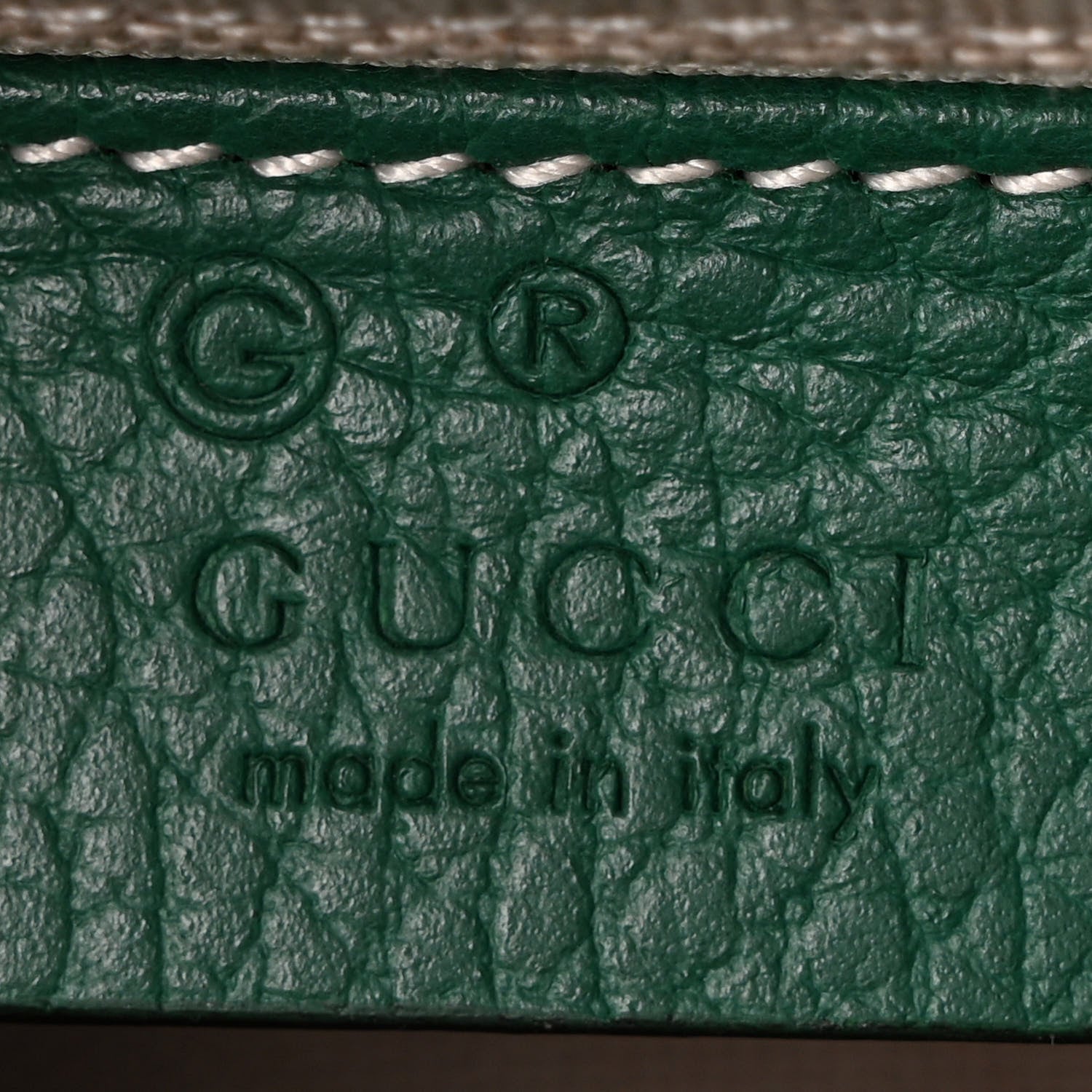 Gucci Dollar Calfskin Interlocking G Crossbody Bag Emerald 6 of 11