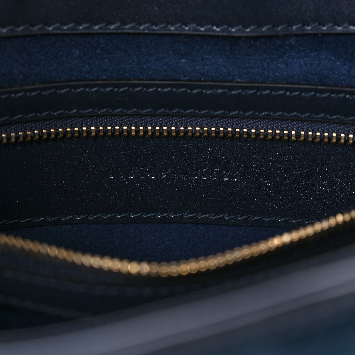 Gucci Suede Boarded Dyana Lux Calfskin Suede Small Jackie 1961 Hobo Navy 7 of 10