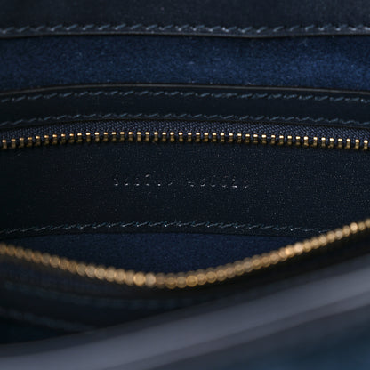 Gucci Suede Boarded Dyana Lux Calfskin Suede Small Jackie 1961 Hobo Navy 7 of 10