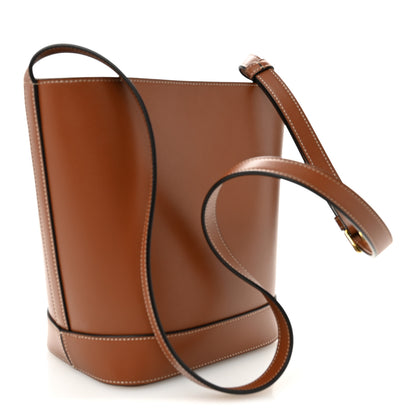 Celine Smooth Calfskin Small Cuir Triomphe Bucket Bag Tan 3 of 10