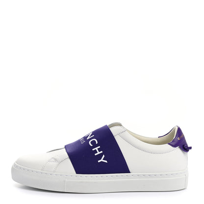 Givenchy Calfskin Band Logo Womens Urban Street Sneakers 37.5 Orchid Purple 1 of 10