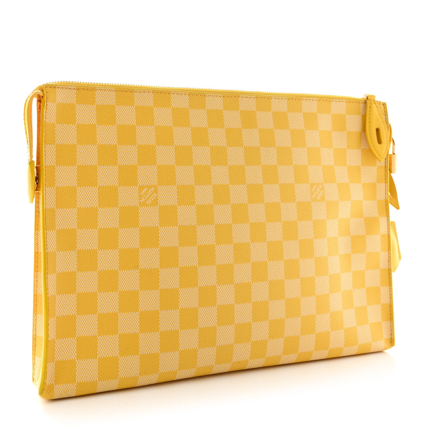 Louis Vuitton Damier Couleurs Kit Clutch Mimosa 3 of 7