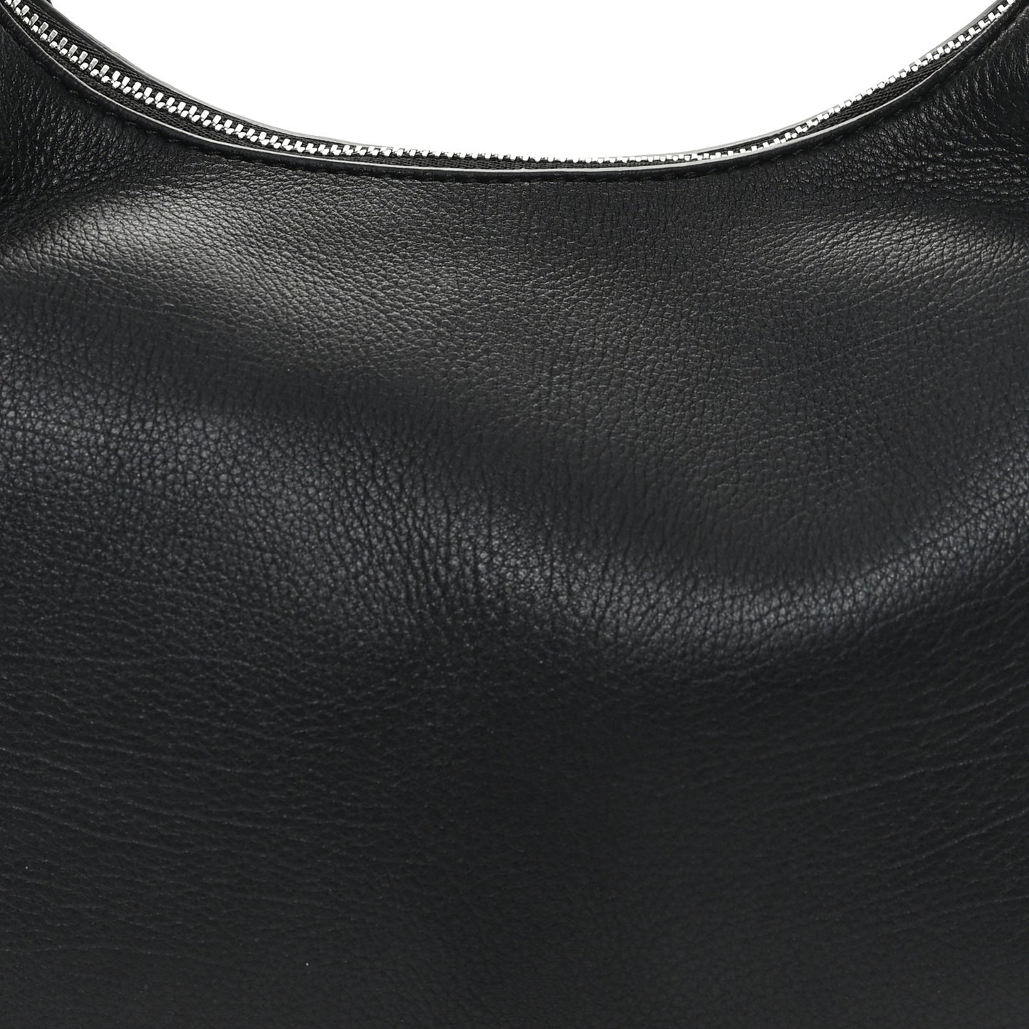 Grained Calfskin Small Everyday Shoulder Bag Black