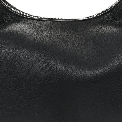 The Row Grained Calfskin Small Everyday Shoulder Bag Black 7 of 9