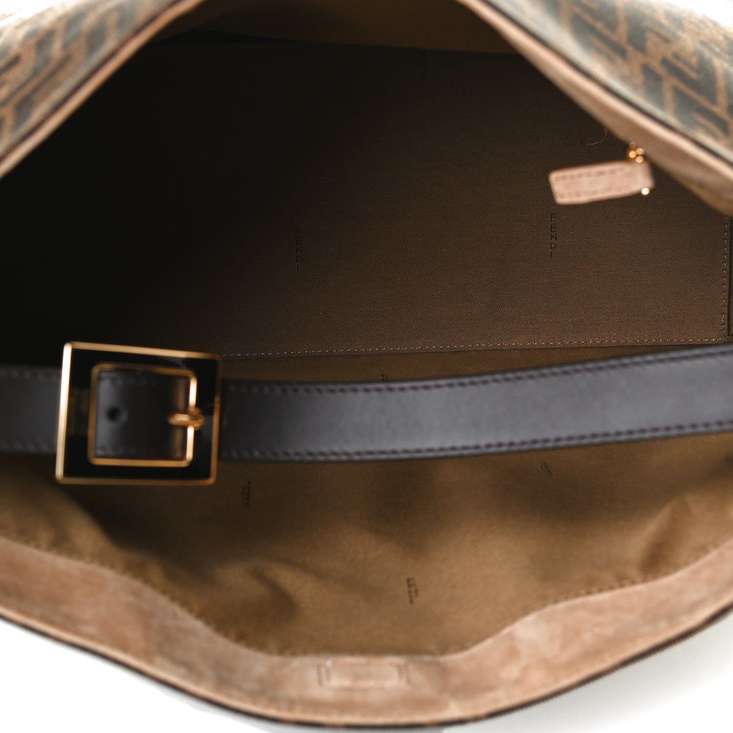 Fendi Zucca Large Hobo Tobacco 4 of 12