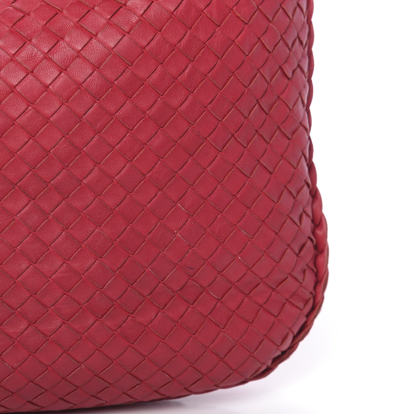 Nappa Intrecciato Medium Veneta Hobo Fuchsia